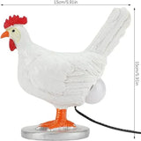 ChickLite Funny Chicken Table Lamp - Whimsical Home Decor for Kids & Adults, Unique Gift Idea