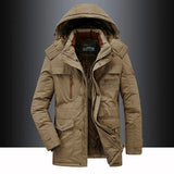 Leventis men's parka - Brown