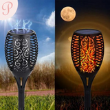 SolarFlame LED Garden Torches - Solar-Powered Outdoor Lighting for Patios & Landscapes