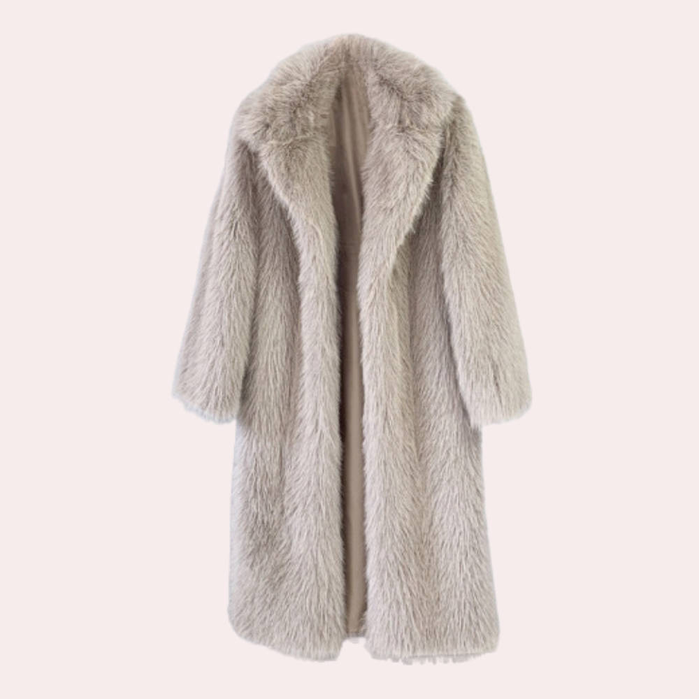 Gariela - Comfy Long Teddy Coat