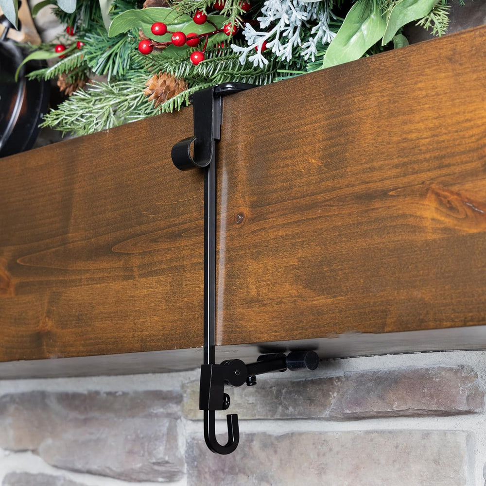 Premium Mantle Hangers for Christmas Stockings & Garland - Durable, Stylish Holiday Decor