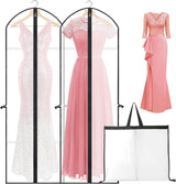 Extra-Long 71" Dress & Gown Garment Bag - Protective Cover with Handles for Long Dresses & Formal Wear
