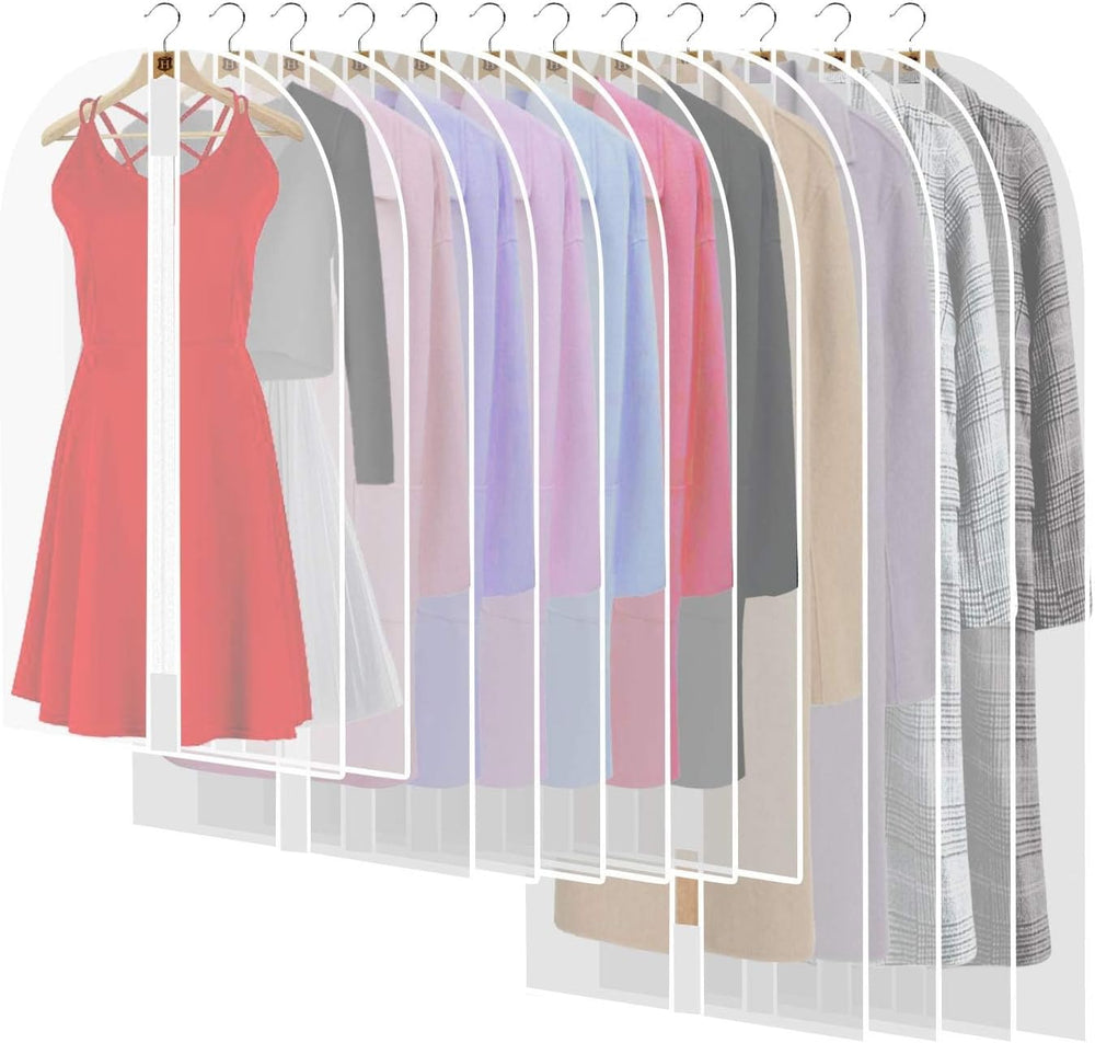 Extra-Long 71" Dress & Gown Garment Bag - Protective Cover with Handles for Long Dresses & Formal Wear