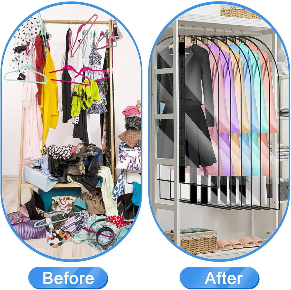 Extra-Long 71" Dress & Gown Garment Bag - Protective Cover with Handles for Long Dresses & Formal Wear