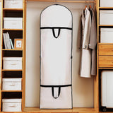 Extra-Long 71" Dress & Gown Garment Bag - Protective Cover with Handles for Long Dresses & Formal Wear