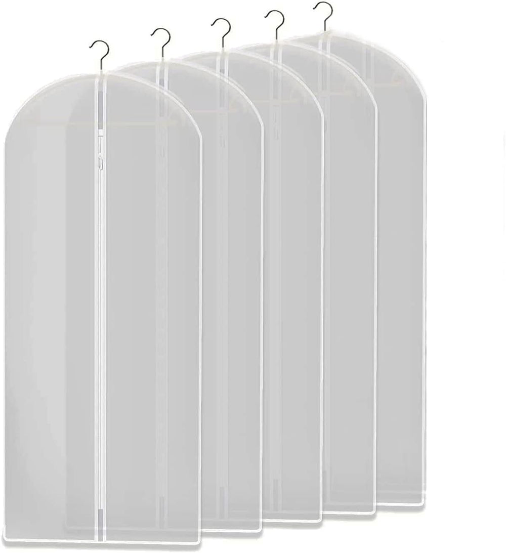 Clear Garment Storage Bags - Set of 5 | Buy 1 Get 1 FREE | Durable & Reusable Clothing Organizers