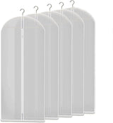 Clear Garment Storage Bags - Set of 5 | Buy 1 Get 1 FREE | Durable & Reusable Clothing Organizers