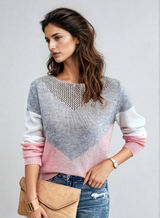 Enhanced Product Title: "Silvia Casual Knit Sweater - Stylish & Comfortable Women's Knitwear" 

This title includes relevant keywords that improve searchability while providing a clear description of the product.