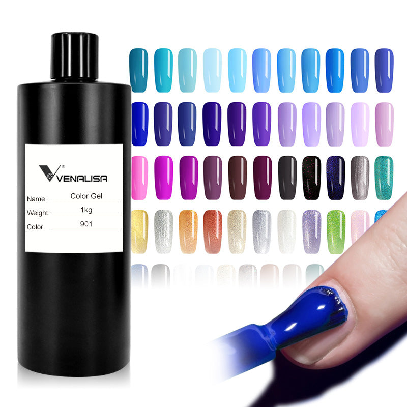 Luxury Gel Nail Varnish - UV/LED Curing, 0.41 fl oz - Vibrant Colors for Long-Lasting Shine