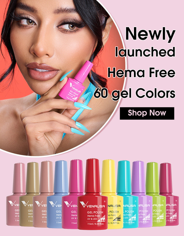 Luxury Gel Nail Varnish - UV/LED Curing, 0.41 fl oz - Vibrant Colors for Long-Lasting Shine