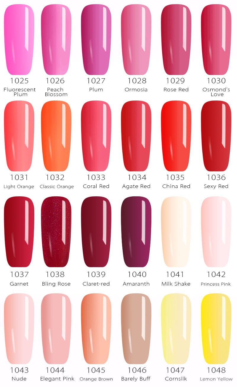 Luxury Gel Nail Varnish - UV/LED Curing, 0.41 fl oz - Vibrant Colors for Long-Lasting Shine