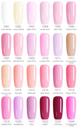 Luxury Gel Nail Varnish - UV/LED Curing, 0.41 fl oz - Vibrant Colors for Long-Lasting Shine