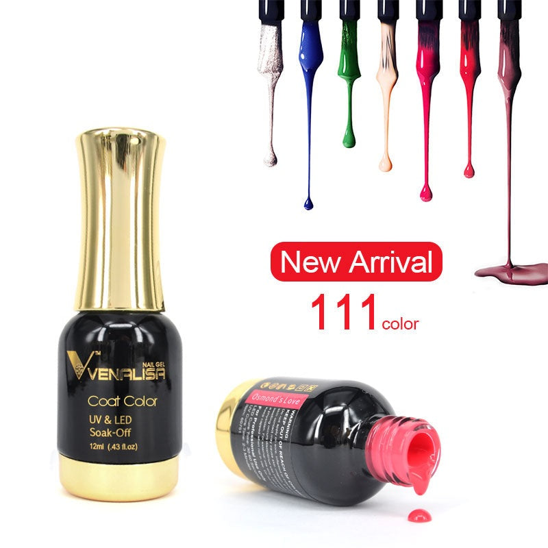 Luxury Gel Nail Varnish - UV/LED Curing, 0.41 fl oz - Vibrant Colors for Long-Lasting Shine