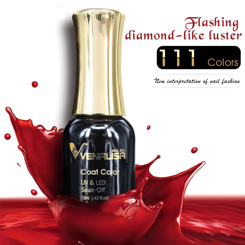 Luxury Gel Nail Varnish - UV/LED Curing, 0.41 fl oz - Vibrant Colors for Long-Lasting Shine