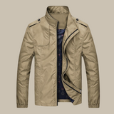 GENTI Oxford Mid-Coat | Modern Waterproof & Windproof Jacket for Men