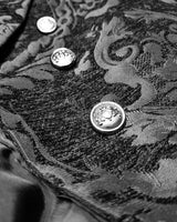 Gentleman Gothic Jacket with Brocade Design - Victor