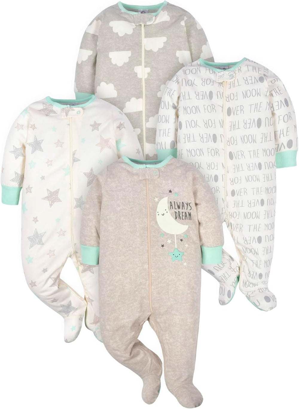 Gerber Baby Boys' Footed Sleep & Play Pajamas - Cozy, Soft, and Durable Sleepwear