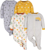 Gerber Baby Boys' Footed Sleep & Play Pajamas - Cozy, Soft, and Durable Sleepwear