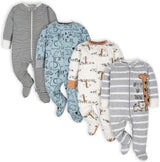Gerber Baby Boys' Footed Sleep & Play Pajamas - Cozy, Soft, and Durable Sleepwear
