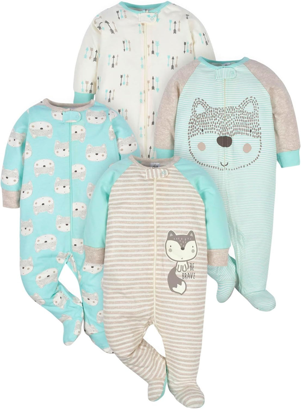 Gerber Baby Boys' Footed Sleepsuit - Cozy & Comfortable Sleepwear for Infants
