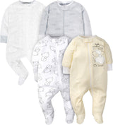 Gerber Baby Boys' Footed Sleepsuit - Cozy & Comfortable Sleepwear for Infants