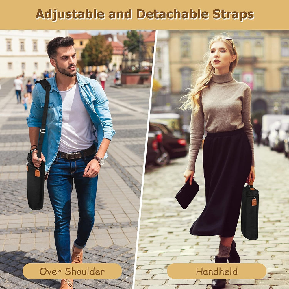 ChillMate Insulated Dual Wine Bottle Carrier Bag - Buy 1 Get 1 FREE - Perfect for Picnics & Events