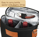 ChillMate Insulated Dual Wine Bottle Carrier Bag - Buy 1 Get 1 FREE - Perfect for Picnics & Events