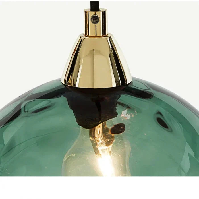 LumiSphere Glass Ball Pendant Lamp - Modern Hanging Light Fixture for Home Decor
