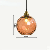 LumiSphere Glass Ball Pendant Lamp - Modern Hanging Light Fixture for Home Decor