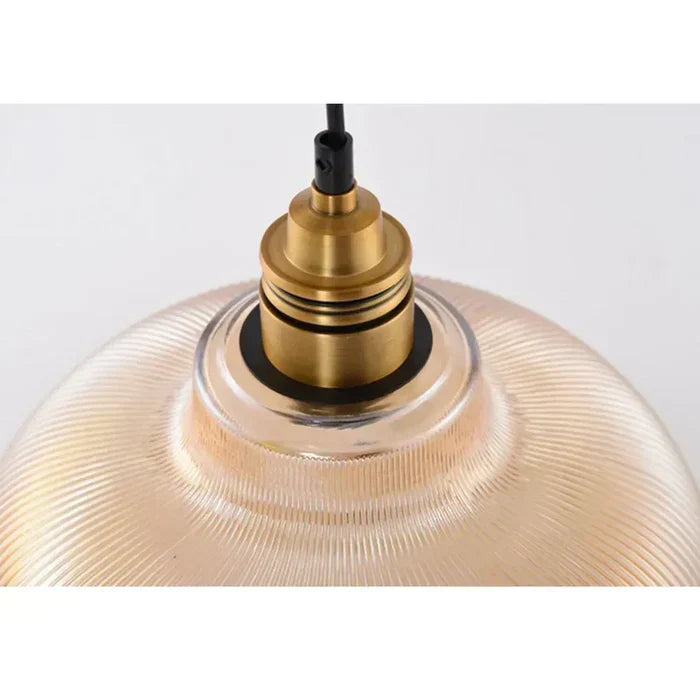 CrystalLoom Glass Pendant Lamp - Elegant Modern Lighting Fixture for Home Decor