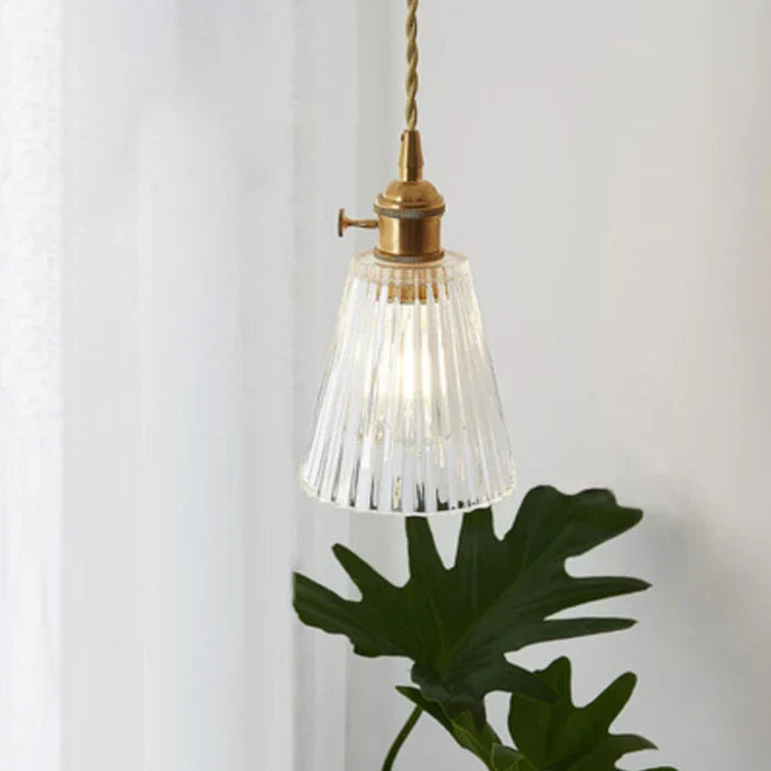 OpulentGlow Glass Pendant Lamp - Elegant Modern Lighting Fixture for Home Decor