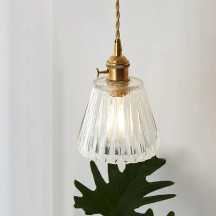 OpulentGlow Glass Pendant Lamp - Elegant Modern Lighting Fixture for Home Decor