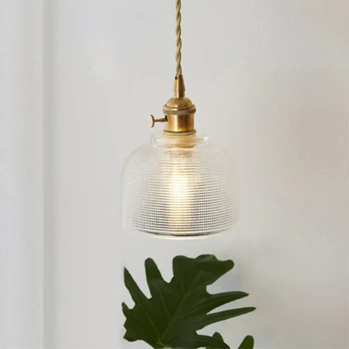OpulentGlow Glass Pendant Lamp - Elegant Modern Lighting Fixture for Home Decor