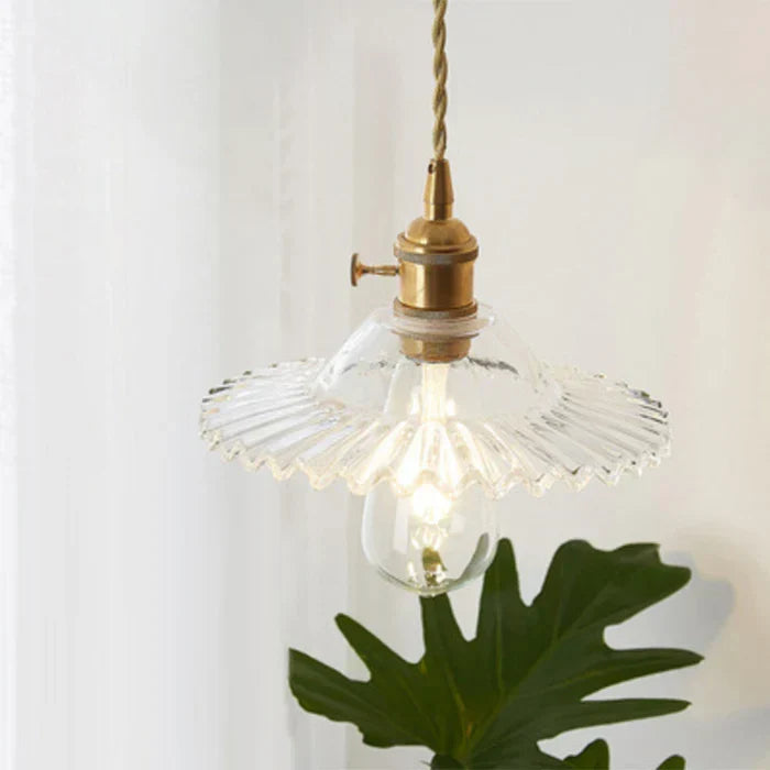 OpulentGlow Glass Pendant Lamp - Elegant Modern Lighting Fixture for Home Decor