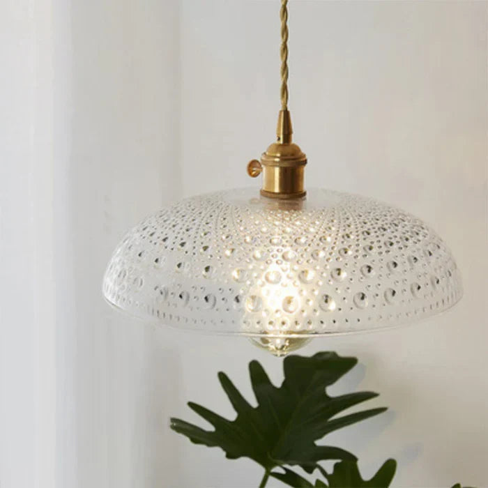 OpulentGlow Glass Pendant Lamp - Elegant Modern Lighting Fixture for Home Decor