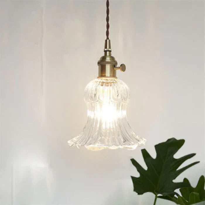 OpulentGlow Glass Pendant Lamp - Elegant Modern Lighting Fixture for Home Decor