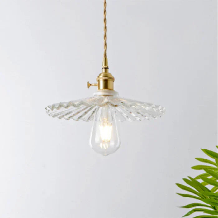 OpulentGlow Glass Pendant Lamp - Elegant Modern Lighting Fixture for Home Decor
