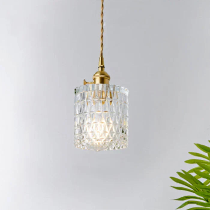 OpulentGlow Glass Pendant Lamp - Elegant Modern Lighting Fixture for Home Decor