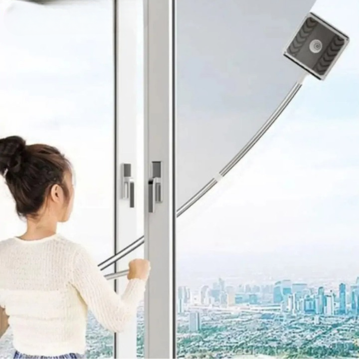 Optimized Product Title: **Magnetischer Fensterreiniger – Doppelseitige Reinigung für streifenfreie Fenster, sicher von innen zu bedienen**