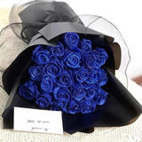 Glittering Eternal Roses - Luxurious Durable Artificial Flower Bouquet | Perfect Romantic Gift for Any Occasion