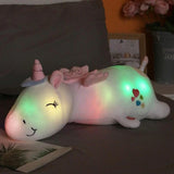 Enhanced Product Title: **Leuchtendes Einhorn Kuscheltier – Plüschspielzeug mit LED-Lichtern für Kinder, Kuscheliges Geschenk für Mädchen und Jungen** 

This title includes relevant keywords and phrases that can help improve visibility and attract potenti