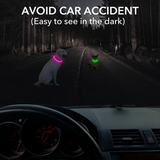 GlowSafe Rechargeable LED Dog Collar - USB Safety Light for Enhanced Visibility & Nighttime Safety