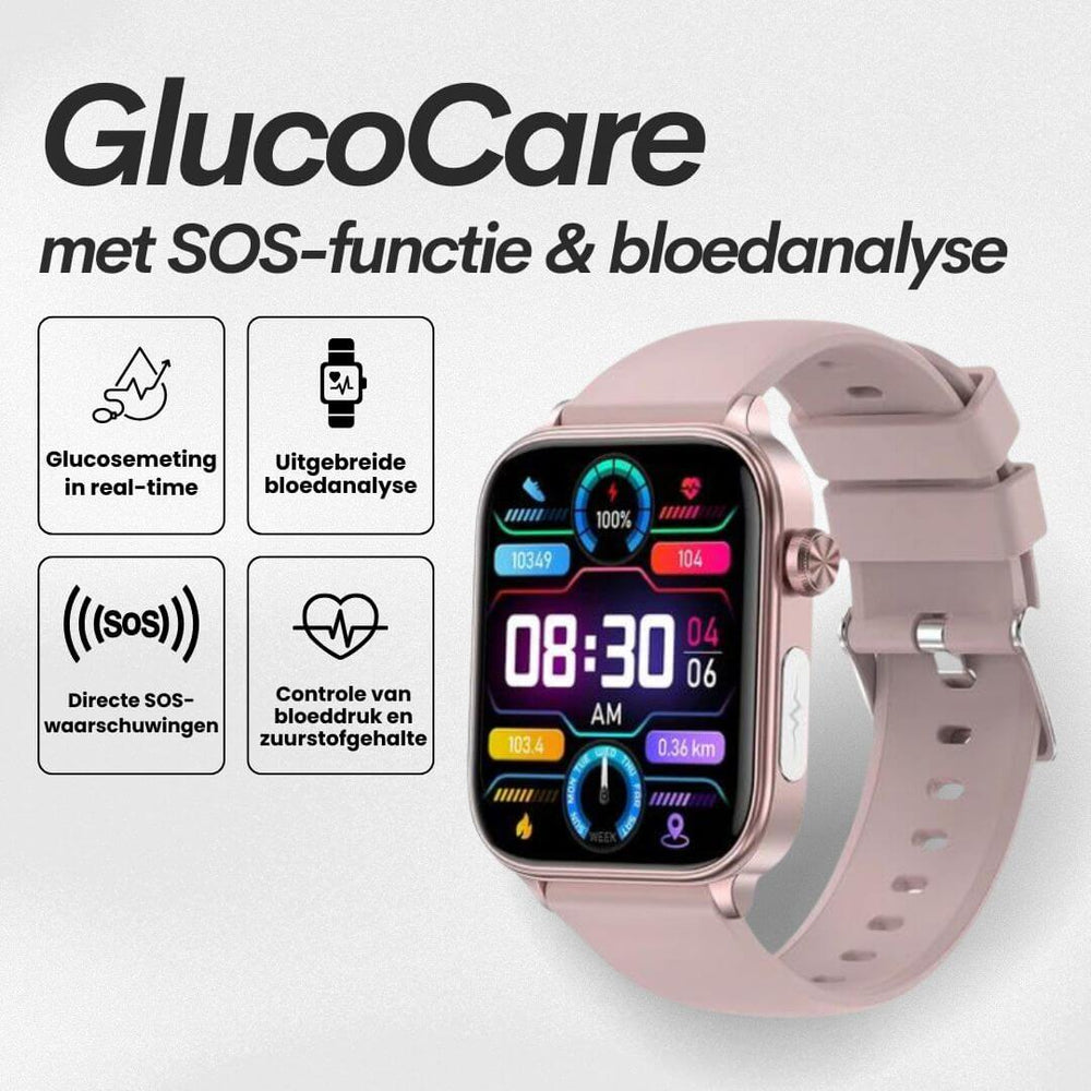 Enhanced Product Title: **GlucoCare SOS Smart Watch 2025: Advanced Fall Detection & Real-Time Glucose Monitoring**