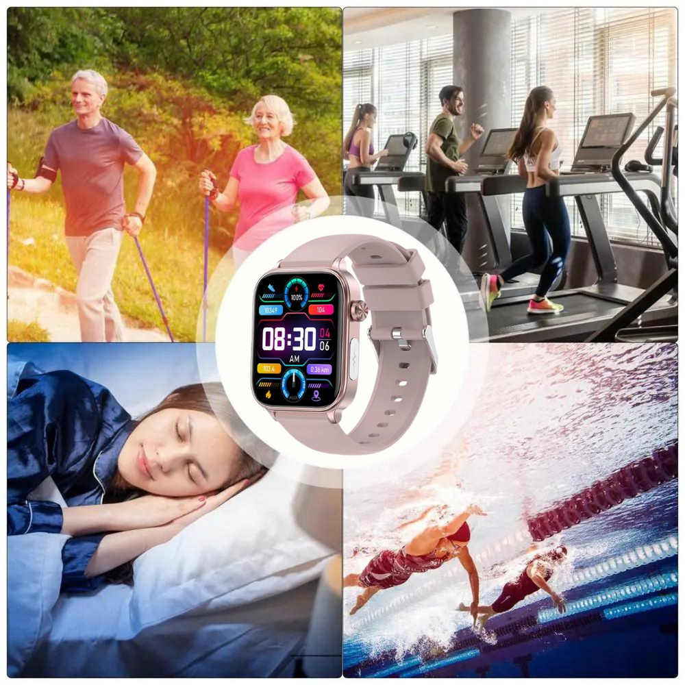 Enhanced Product Title: **GlucoCare SOS Smart Watch 2025: Advanced Fall Detection & Real-Time Glucose Monitoring**