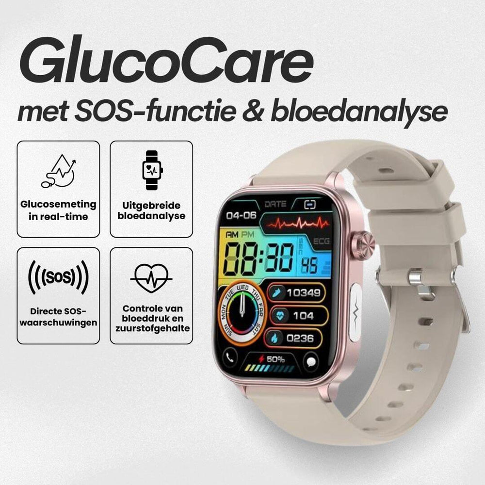 Enhanced Product Title: **GlucoCare SOS Smart Watch 2025: Advanced Fall Detection & Real-Time Glucose Monitoring**