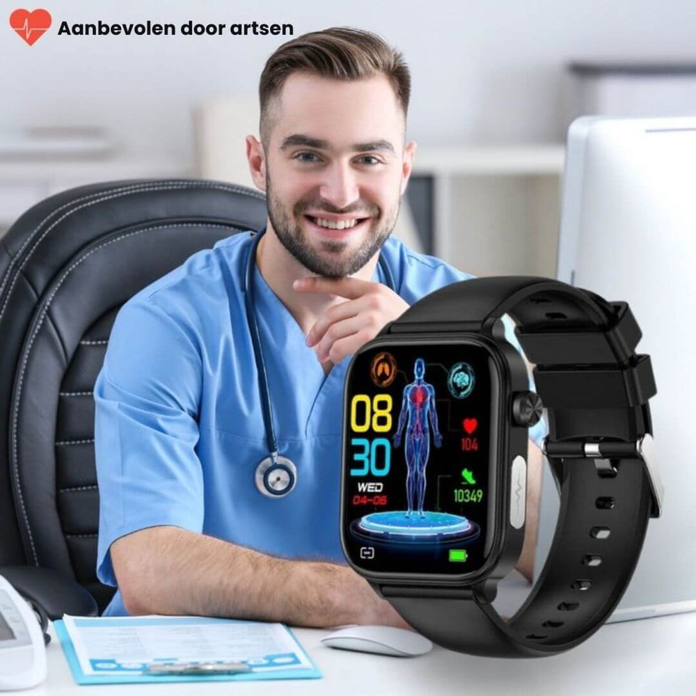 Enhanced Product Title: **GlucoCare SOS Smart Watch 2025: Advanced Fall Detection & Real-Time Glucose Monitoring**