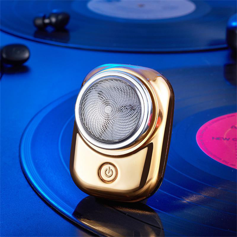 Mini Electric Shaver – USB-C Rechargeable, IPX7 Waterproof, 6-Blade, LED Display