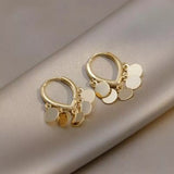 Elegant Golden Boho Hoop Earrings - Stylish Statement Jewelry for Women