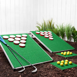 Golf Cornhole Pong Game Set – Portable, Folding & Backyard Play