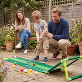 Golf Putting Mat – Adjustable Clubs, Indoor & Family Play Set